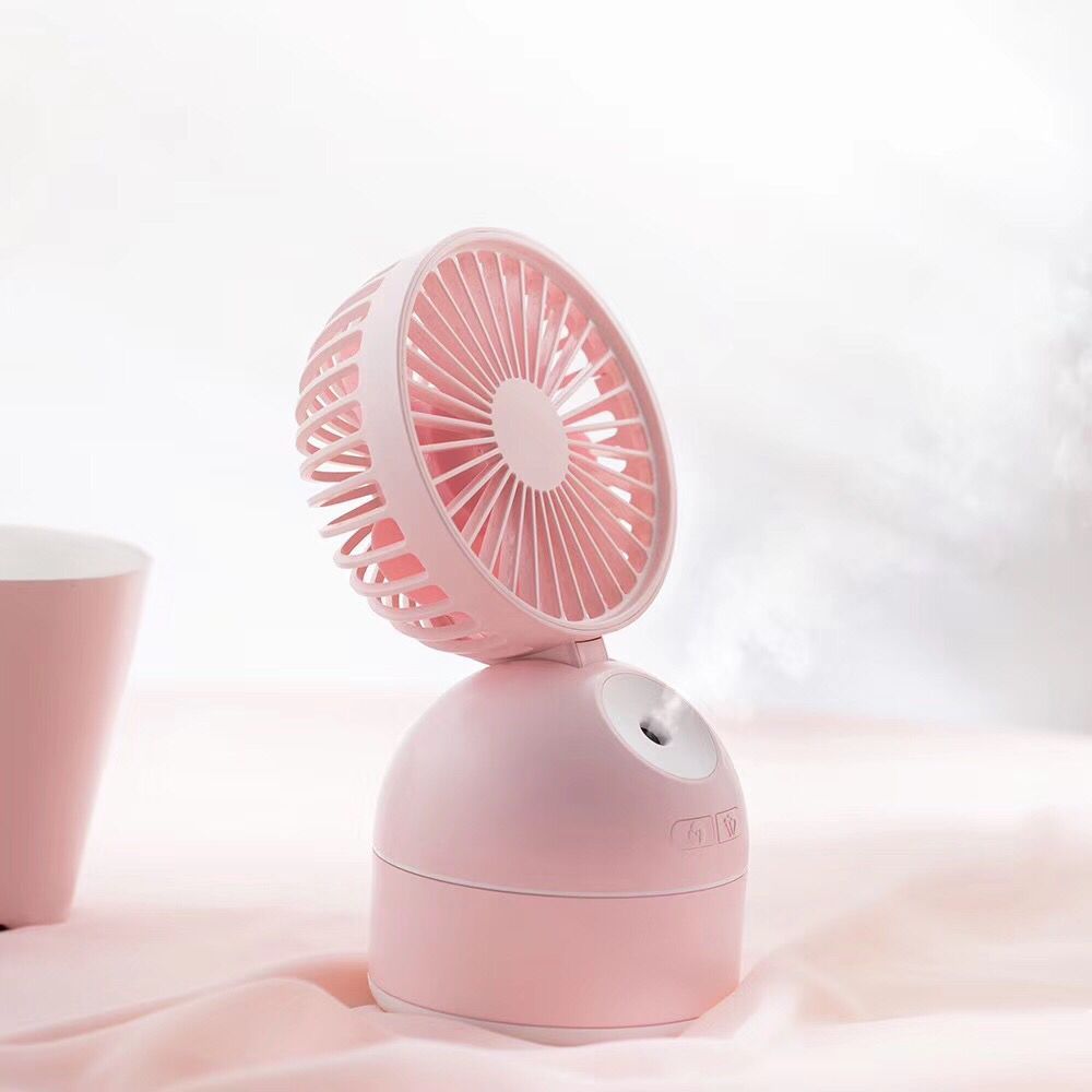 Portable Fan Humidifier with Adjustable Speed