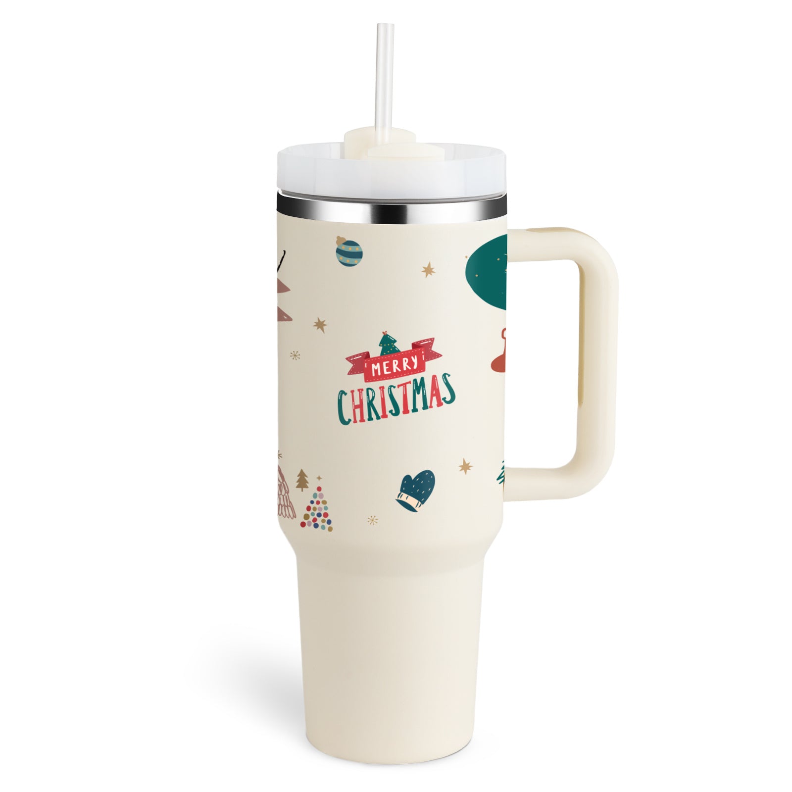 Stainless Steel Spill-Proof Tumbler with Straw
