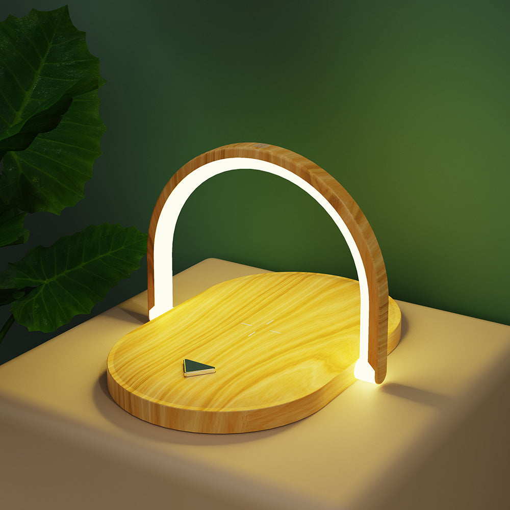 LED Table Lamp with Wireless Charger