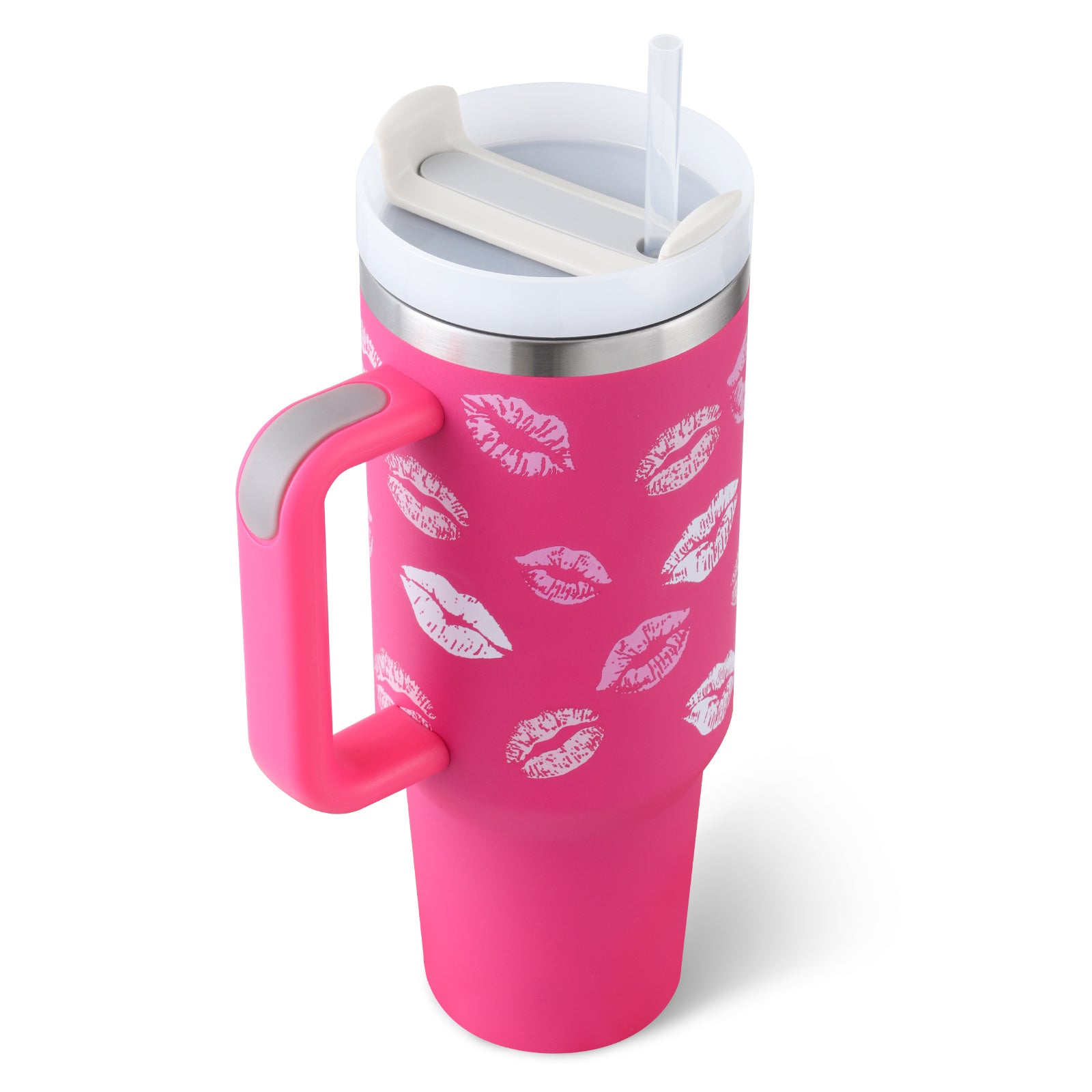 Stainless Steel Spill-Proof Tumbler with Straw