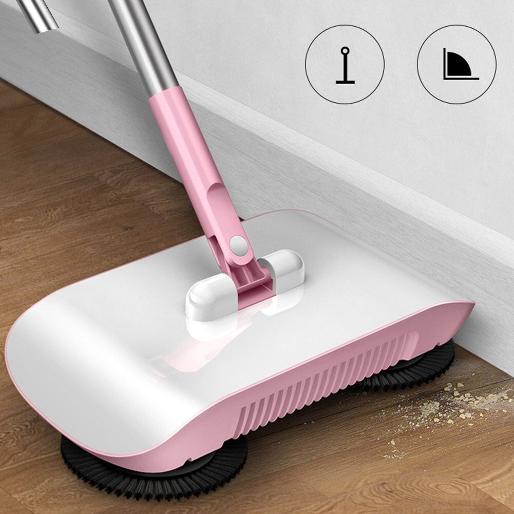 Electric All-in-One Hand Push Floor Sweeper