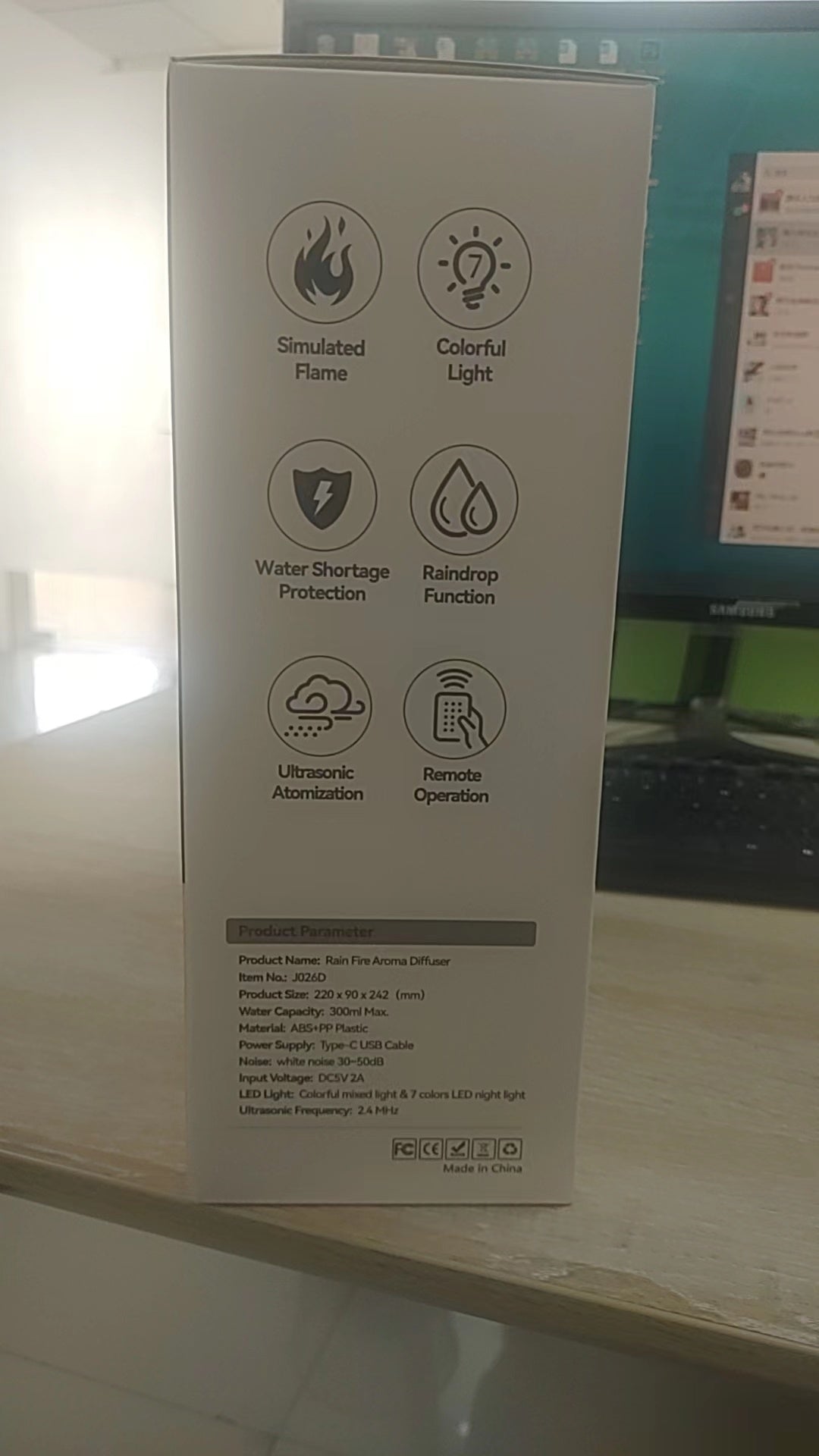 New 2024 Rain Water Aroma Diffuser