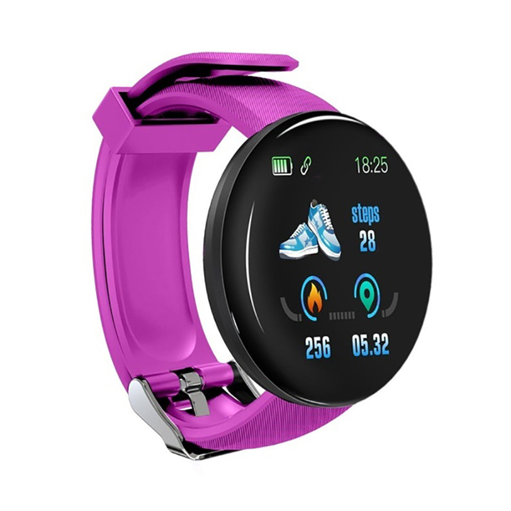 D18 Unisex Smart Watch with Heart Rate Monitor