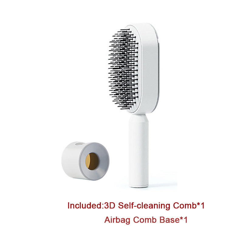 Women Self Cleaning Hair Brush