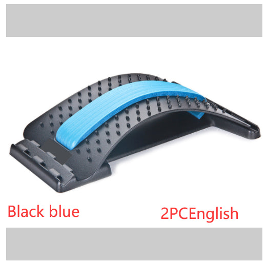 Intervertebral lumbar massage board