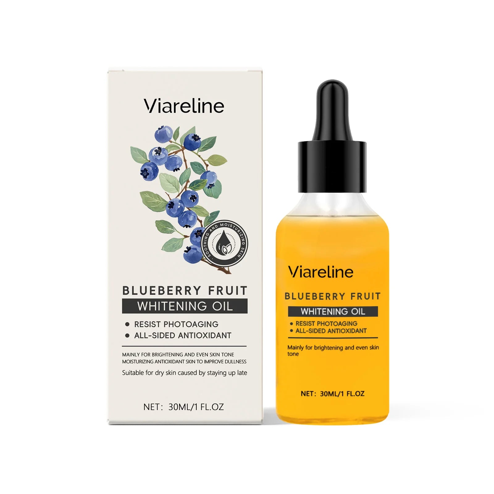 Viareline Blueberry Skin Serum Reduce Dullness