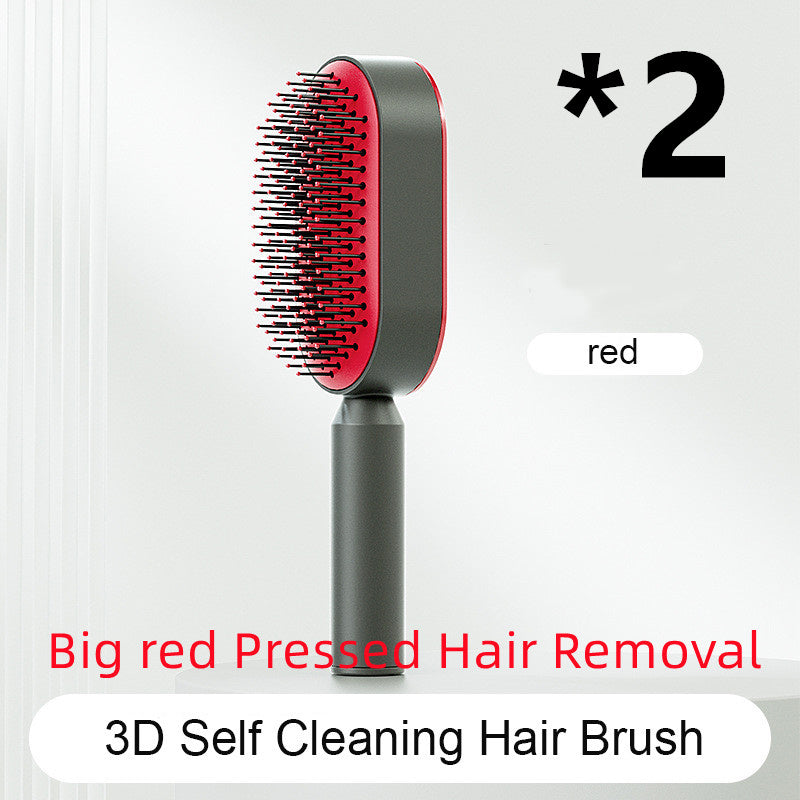 Women Self Cleaning Hair Brush