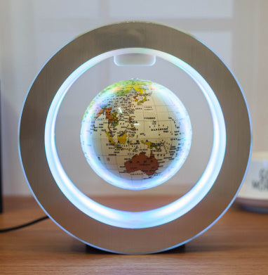 LED Floating Globe with World Map
