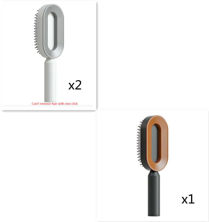 Women Self Cleaning Hair Brush