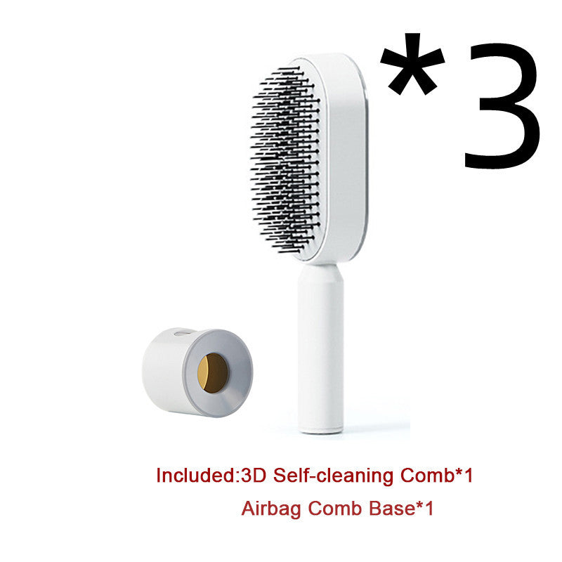 Women Self Cleaning Hair Brush