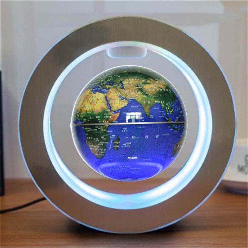 LED Floating Globe with World Map