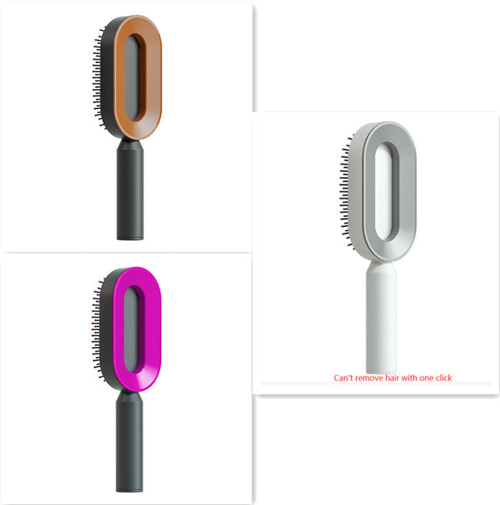 Women Self Cleaning Hair Brush