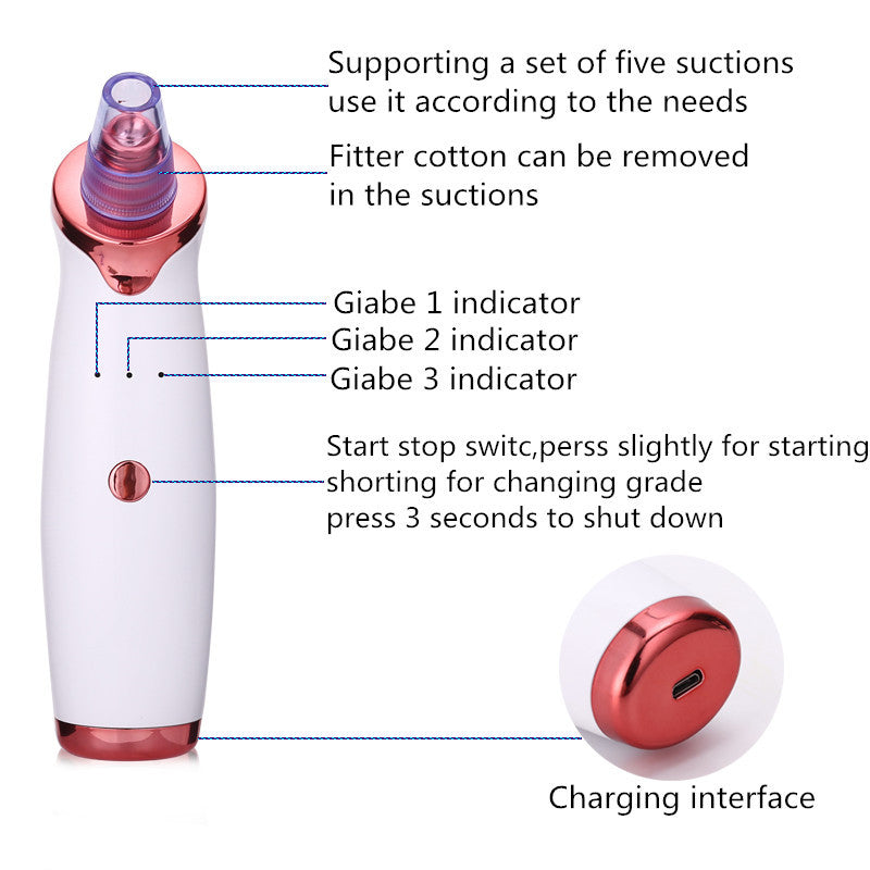Blackhead Remover Vacuum - Acne & Pore Cleaning Tool
