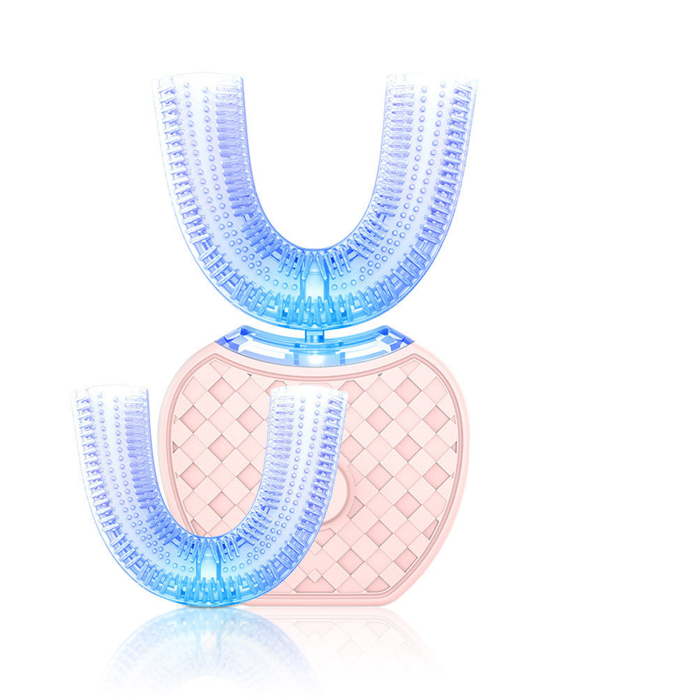 360° Electric Toothbrush - U-Shaped & Blue Light