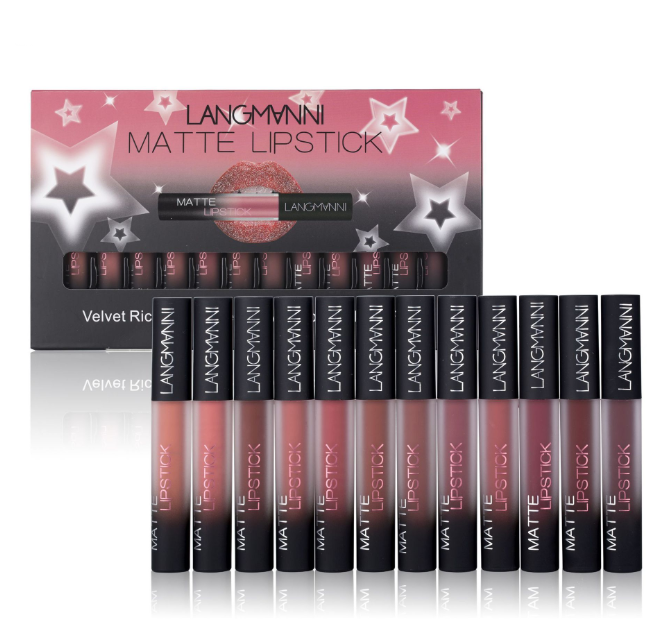Long-lasting Velvet Lipstick Set