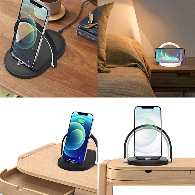 LED Table Lamp with Wireless Charger