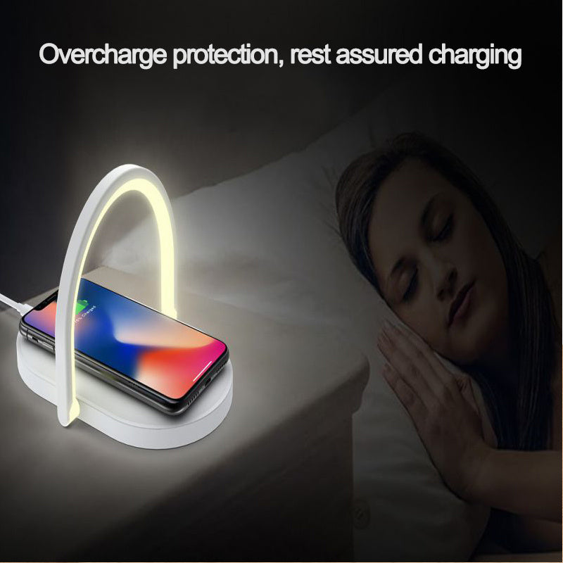 LED Table Lamp with Wireless Charger