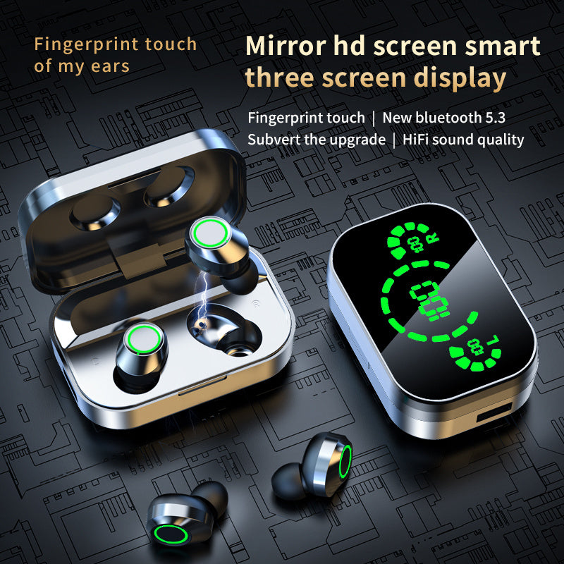 YD03 TWS Bluetooth Earbuds with Display