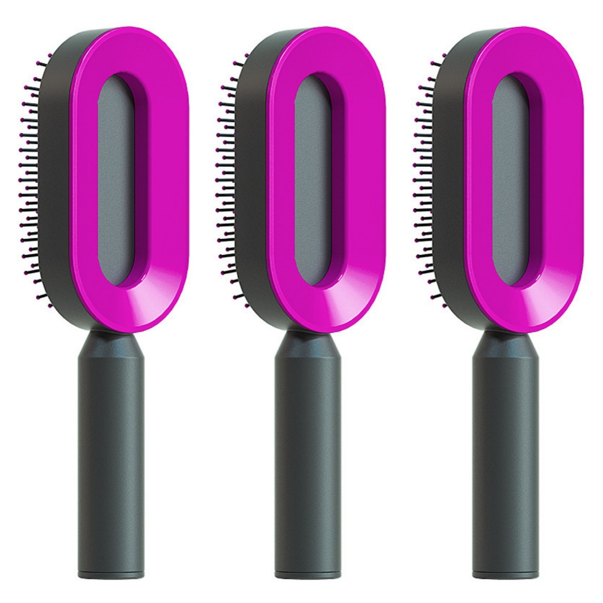 Women Self Cleaning Hair Brush