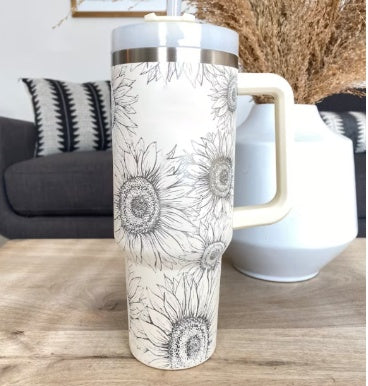 Stainless Steel Spill-Proof Tumbler with Straw