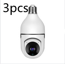 360° WiFi Bulb Camera with 4X Zoom