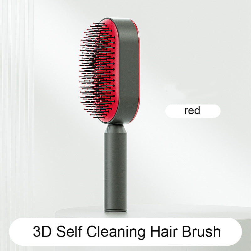 Women Self Cleaning Hair Brush