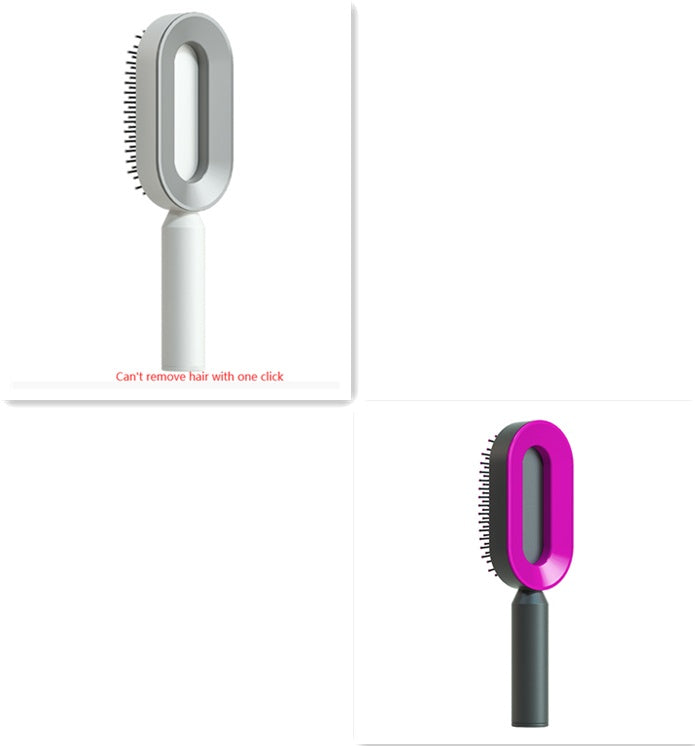 Women Self Cleaning Hair Brush