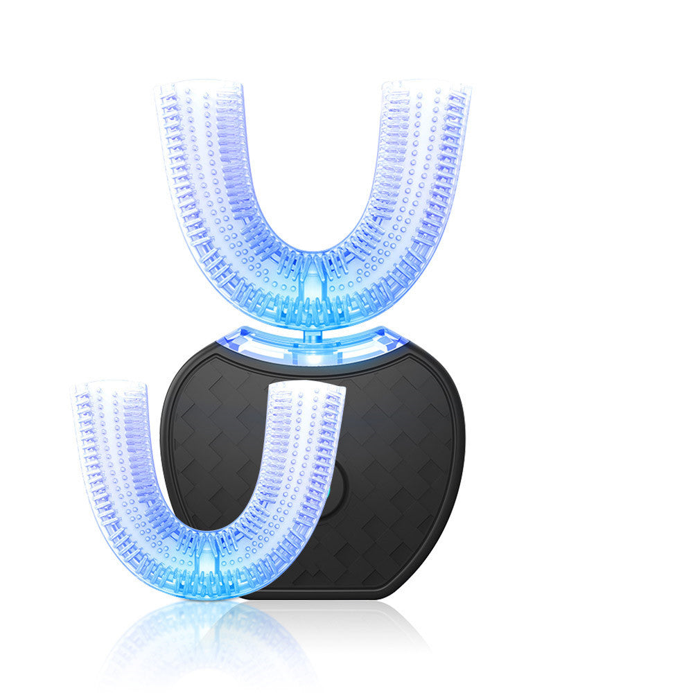 360° Electric Toothbrush - U-Shaped & Blue Light
