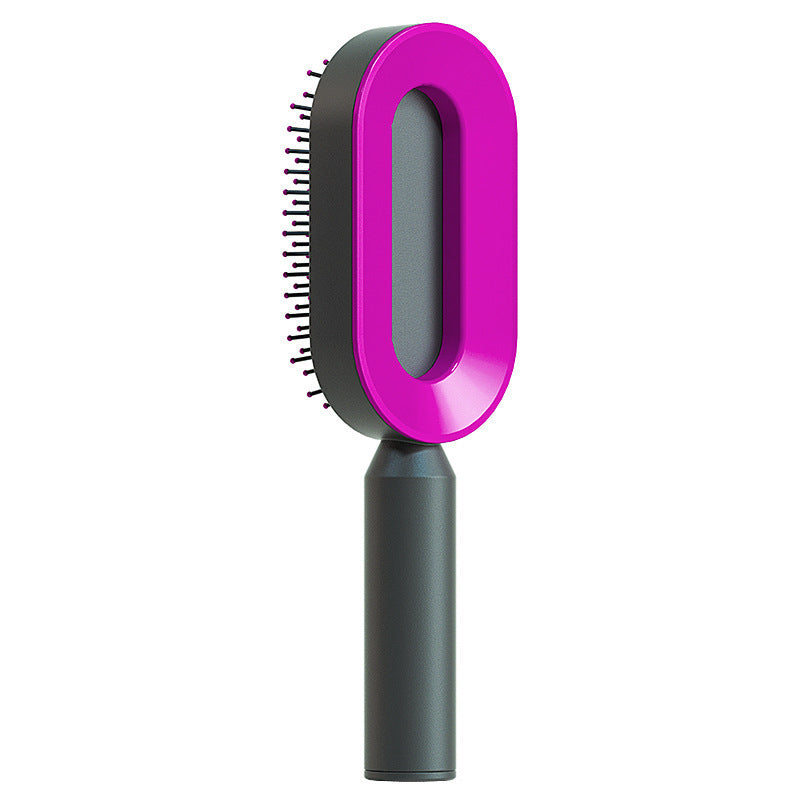 Women Self Cleaning Hair Brush