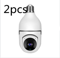 360° WiFi Bulb Camera with 4X Zoom