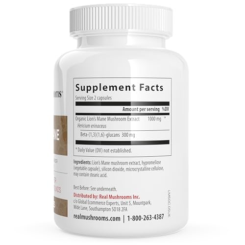 Lions Mane Mushroom Cognition Capsules