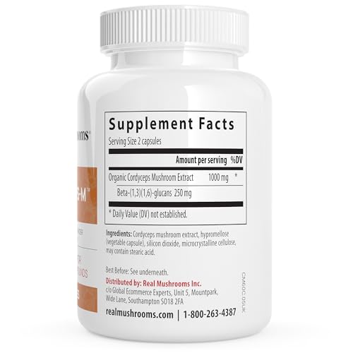Real Mushrooms Cordyceps Capsules