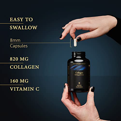 Collagen Capsules 820mg - 180 High Strength Capsules
