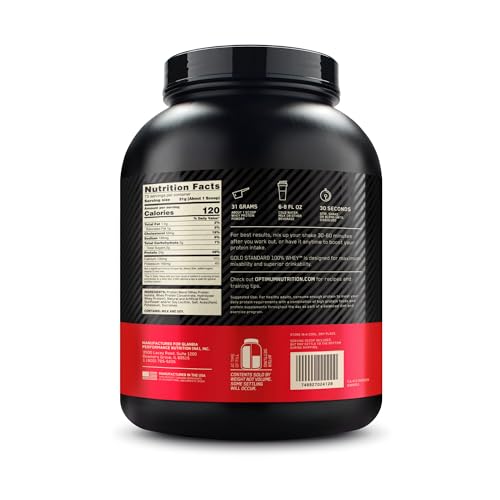 Gold Standard 100% Whey Muscle Building and Recovery Protein Powder