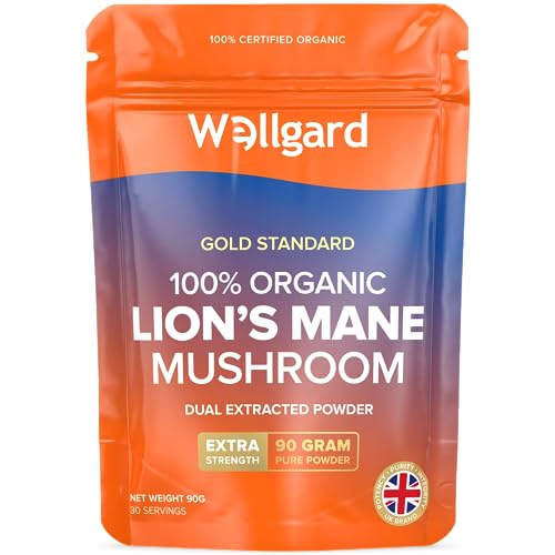 Wellgard Organic Lion's Mane Mushroom Powder