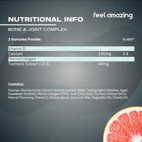 Amazing Bone & Joint Complex Gummies - with Calcium
