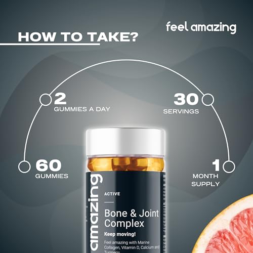 Amazing Bone & Joint Complex Gummies - with Calcium
