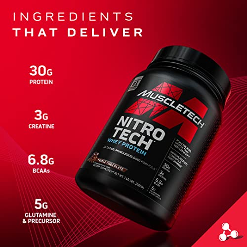 MuscleTech NitroTech Whey Protein Powder