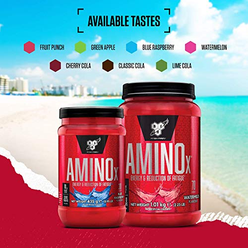 Amino X Supplement with Vitamin D, Green Apple Flavour