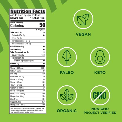 Manitoba Harvest Organic Hemp & Supergreens Powder