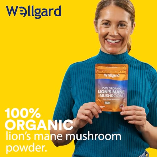 Wellgard Organic Lion's Mane Mushroom Powder