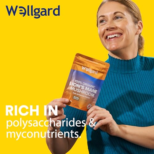Wellgard Organic Lion's Mane Mushroom Powder