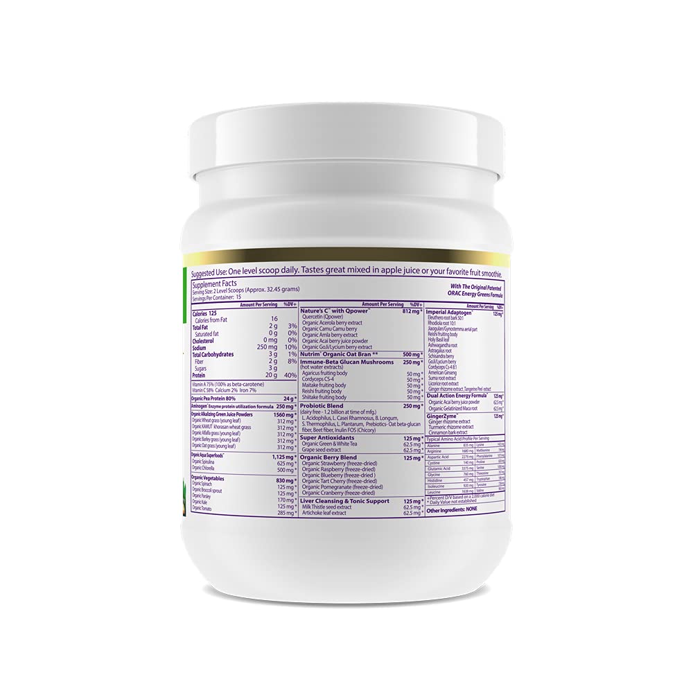 Paradise Herbs, ORAC-Energy, Protein & Greens, 16 oz (454 g)