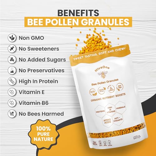 BEE Pollen GRANULES 100% Organic
