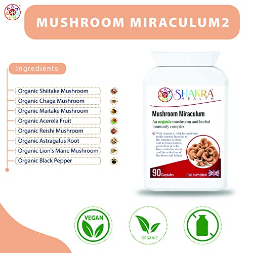 Shakra Health Mushroom Miraculum 90 Capsules