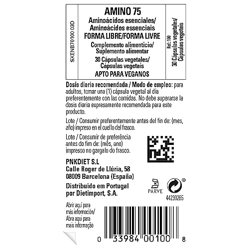 Solgar Amino 75 Essential Acid Vegetable Capsules