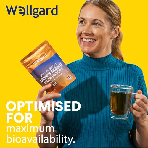 Wellgard Organic Lion's Mane Mushroom Powder