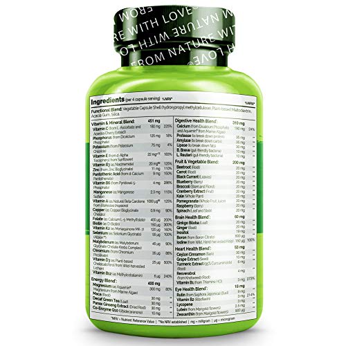 NATURELO Whole Food Multivitamin for Men