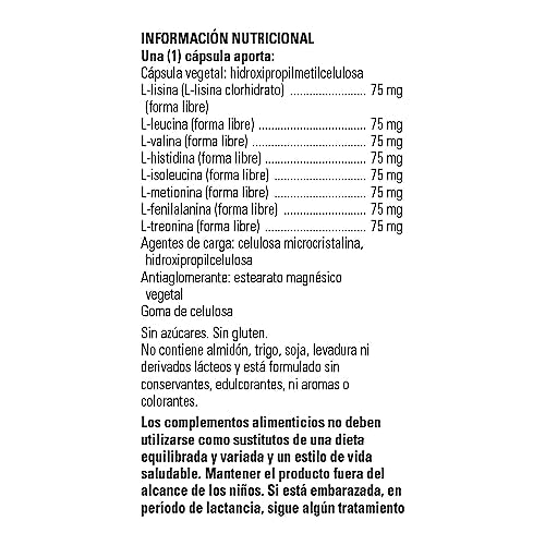 Solgar Amino 75 Essential Acid Vegetable Capsules