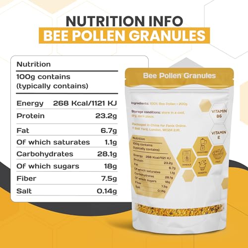 BEE Pollen GRANULES 100% Organic